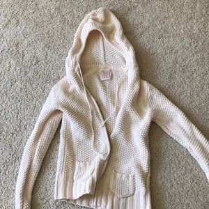 Knit hoodie